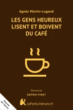 Les gens heureux lisent et boivent du café